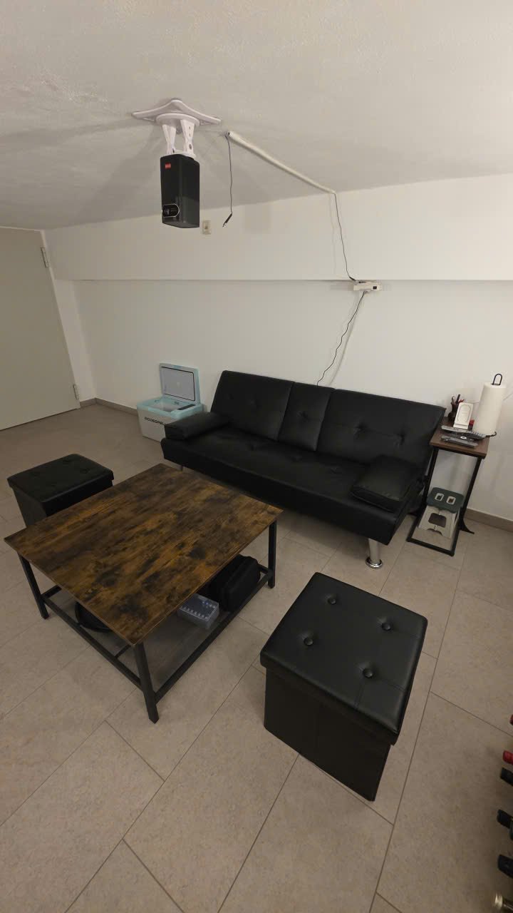 Schlafzimmer mit Doppelbett